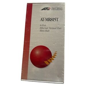 Allied Telesyn AT-MR815T HUB 8-Port RJ45‎ Ethernet Twisted Pair Mini-Hub NEW